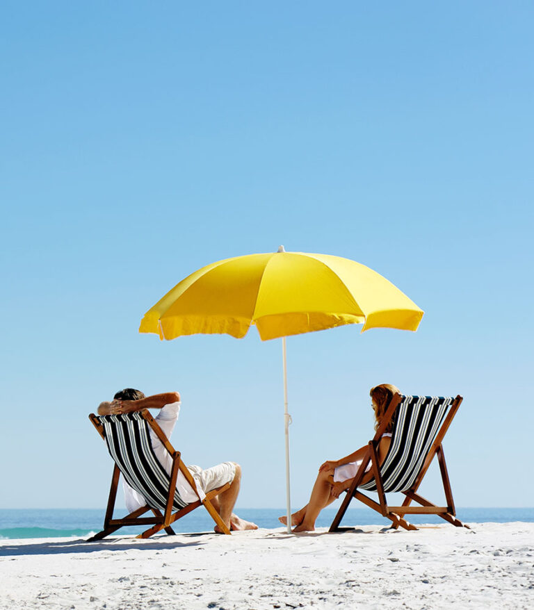 couple on florida beach